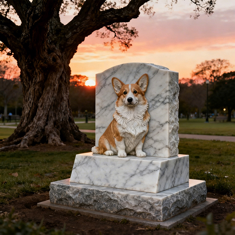 Monument commémoratif en marbre personnalisé