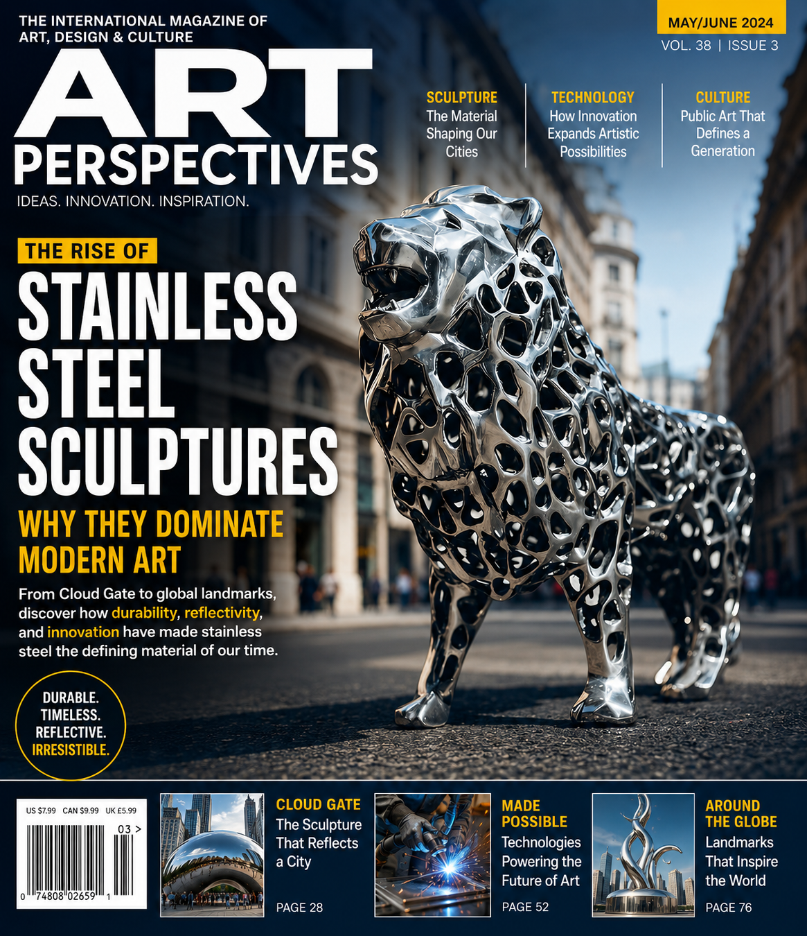 Pourquoi les sculptures en acier inoxydable sont-elles devenues une force dominante dans l’art moderne ?